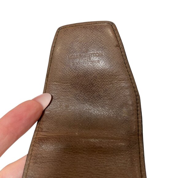 Louis Vuitton VINTAGE 1988 Brown Monogram Cigarette Case AS IS - Picture 8 of 12